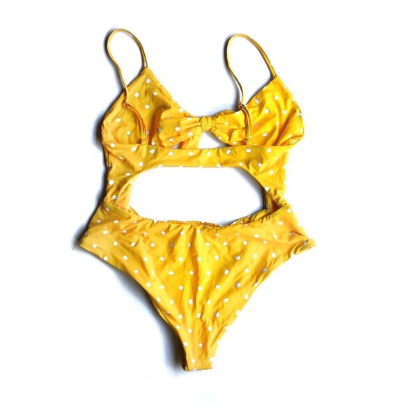 Anthropologie x Eberjey Alexia Dotty One-Piece - Picture 10 of 11